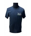 T-shirt maglietta mezza manica POLIZIA LOCALE con ricamo PEGASO su petto lato cuore