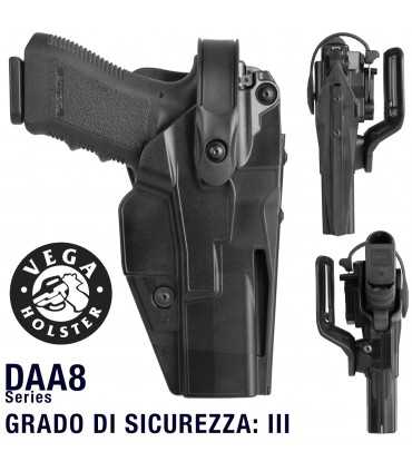 DAA8 - ACE - Fondina Vega Holster in polimero livello sicurezza III