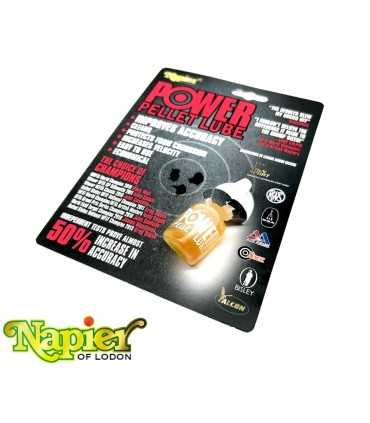 NAPIER POWER PELLET LUBE 10ml BOTTLE AIR RIFLE SHOOTING 50% IMPROVED ACCURACY