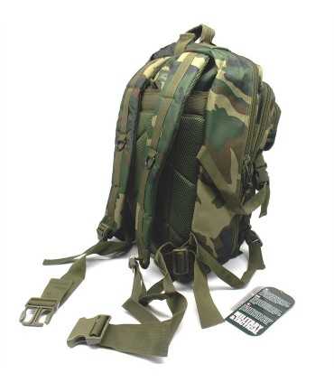 Zaino tattico Delfiero modello Patton 35 litri colore coyote o verde oliva woodland mandra night