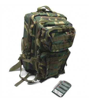 Zaino tattico Delfiero modello Patton 35 litri colore coyote o verde oliva woodland mandra night