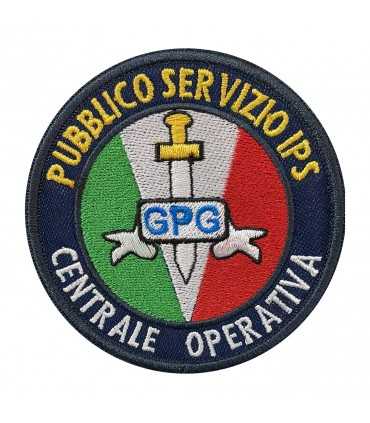 Patch tondone da braccio Guardia Giurata GPG-IPS incaricato di pubblico servizio