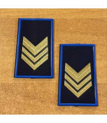 Tubolari plastificati da BRIGADIERE di Polizia Locale Municipale Guardia Giurata con 3 binari