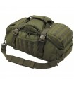 Zaino Borsone Valigia TRAVEL BAG militare con sistema molle 50 Litri NERO MFH