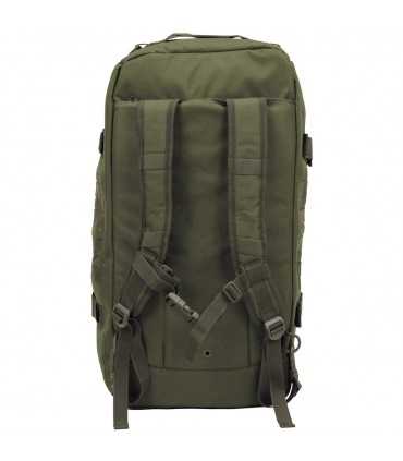 Zaino Borsone Valigia TRAVEL BAG militare con sistema molle 50 Litri NERO MFH