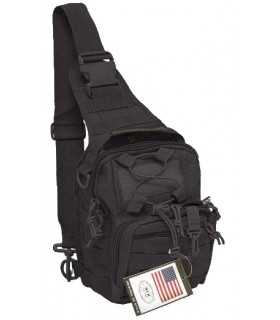 MFH Combat Tactical Shoulder Bag With MOLLE Attachments