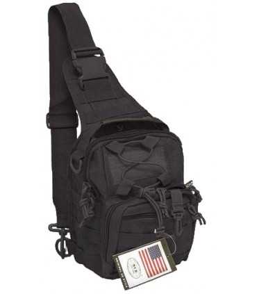 MFH Combat Tactical Shoulder Bag With MOLLE Attachments