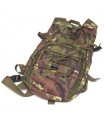 Zaino nylon vegetato italiano militare caccia tempo libero con tasca porta camelback