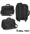 Black AVIATOR document case convertible to backpack