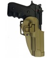 Professional polymer holster for Beretta 92 98 Glock 17 19 and 1911 series