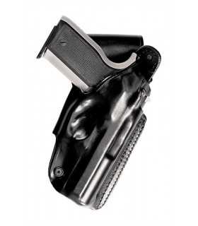 PB1 - Fondina Policeman da cintura in pelle per divisa