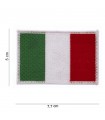 ITALY flag with white border embroidered on cloth