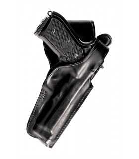 P1 - Duty leather gun belt holster with quick release