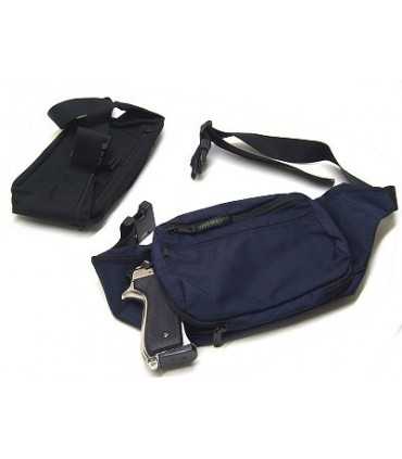 2U90 - 2U91 - Marsupio porta pistola con fondina interna in pelle