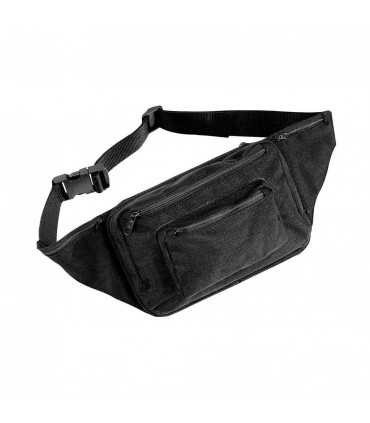 2U99 - Marsupio porta pistola con fondina interna ad elastico colore nero