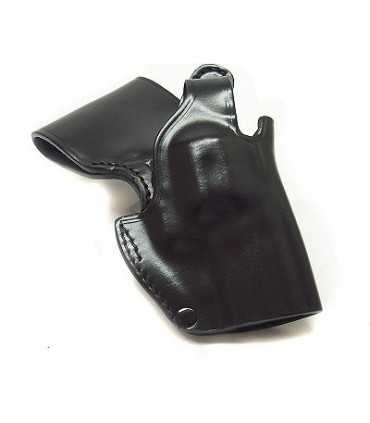 P1 - Duty leather gun belt holster with quick release