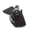 P1 - Duty leather gun belt holster with quick release