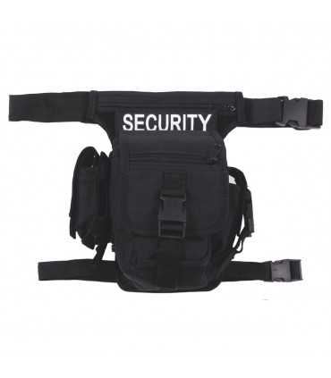 Hip Bag, "SECURITY" or Hunting, Military, black or green, leg- and belt fixing
