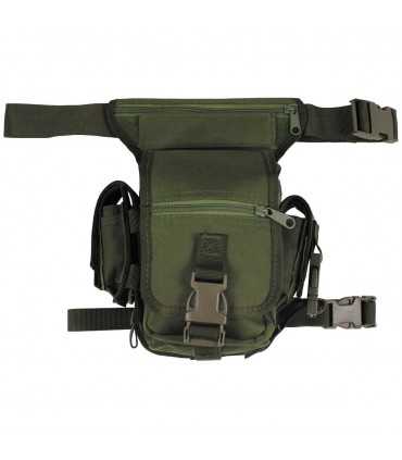 Hip Bag, "SECURITY" or Hunting, Military, black or green, leg- and belt fixing