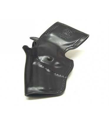 P1 - Duty leather gun belt holster with quick release