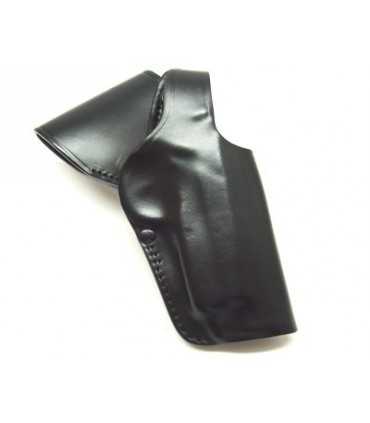 P1 - Duty leather gun belt holster with quick release