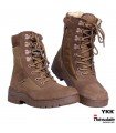 PR. SNIPER BOOTS WITH YKK ZIPPER brown