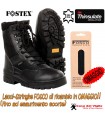 Anfibi stivali militari neri FOSTEX in pelle anfibio stivale militare nero per sicurezza vigilanza forze dell'ordine