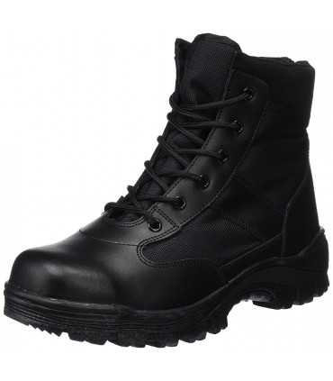 BLACK SECURITY LOW BOOTS