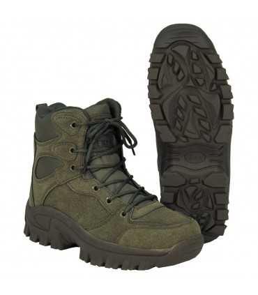 Boots, "Commando", OD green, ankle high