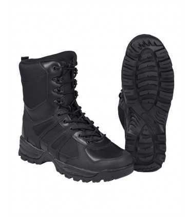 Anfibi stivali militari neri MILTEC Combat Boots GEN. II in pelle anfibio stivale militare nero