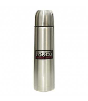 Thermos da 1/2 Litro Militare da Escursionismo Campeggio ACCIAIO INOX FOSCO Tappo ONE TOUCH