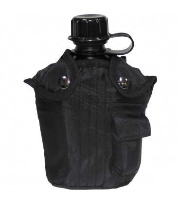 US Plastic Bottle, OD green or Coyote tan or black, 1 l with cover