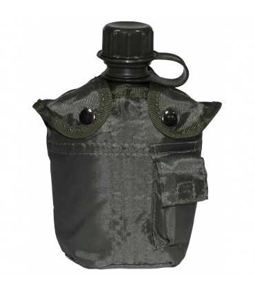 US Plastic Bottle, OD green or Coyote tan or black, 1 l with cover