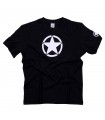 T-SHIRT WITH WHITE STAR available in OD Green or Black Color