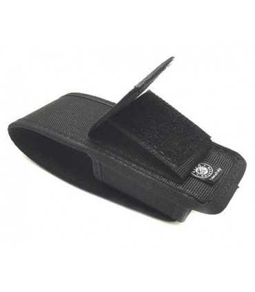 2P84 - Porta torcia pila C D Cell in cordura da cinturone