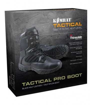 Anfibi Tactical PRO Boot - KOMBAT UK con cerniera laterale in pelle e cordura 1150D
