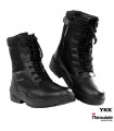 Black PR. SNIPER BOOTS WITH YKK ZIPPER for Police and Security