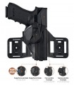 CCHU8 - "CAMA UP&DOWN" Polymer injection molded holster