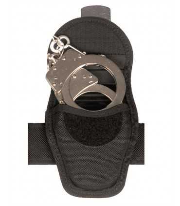 BLACK SECURITY HAND CUFFS POUCH WITH VELCRO