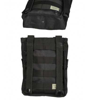 BLACK MOLLE BELT POUCH LARGE for BELT or MOLLE SYSTEM