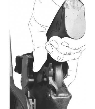 VKR8 - "RESCUE" Polymer holster with inside safety mechanism