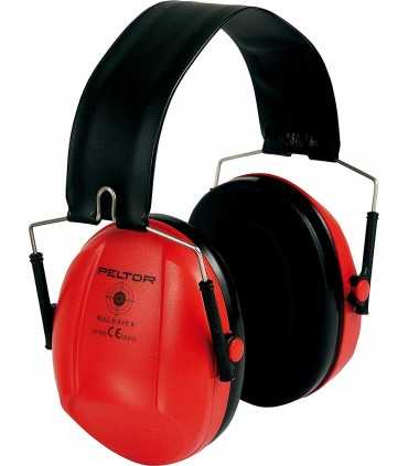 3M PELTOR Bull's Eye II Cuffie protettive, 31 dB, pieghevole, H520F-440-RD