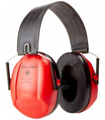 3M PELTOR Bull's Eye I Earmuffs, 27 dB, Foldable, H515FB-516-RD