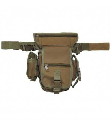 MARSUPIO COSCIALE Hip Bag Security Incursore militare Nero 10 Tasche GPG MFH