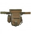 Hip Bag, "SECURITY" or Hunting, Military, black or green, leg- and belt fixing