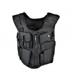 Gilet Corpetto Tattico con fondina NERO Ordinanza Sicurezza Vigilanza Giubbetto