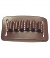 1P11 – Porta colpi in cuoio a strisca da 6 posti per calibro 38 357