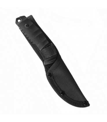 BLACK 440/G10 KNIFE WITH SCABBARD