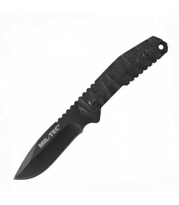 BLACK 440/G10 KNIFE WITH SCABBARD