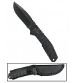 BLACK 440/G10 KNIFE WITH SCABBARD